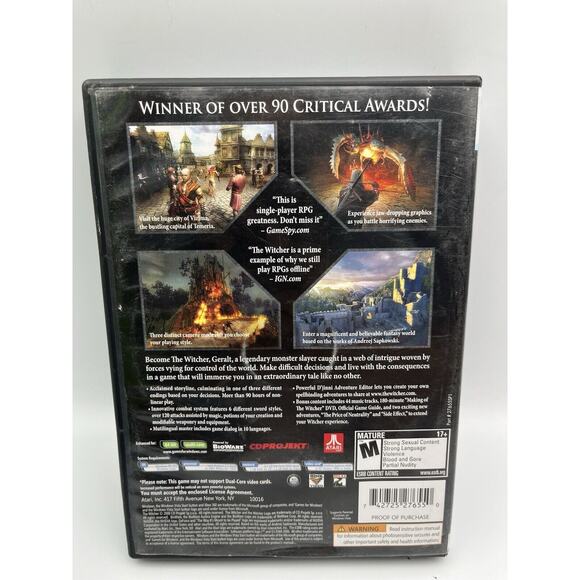The Witcher: Enhanced Edition (PC, 2008) - COMPLETE - Picture 7 of 14